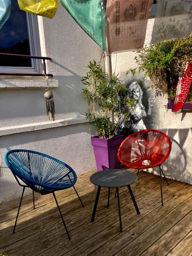 nouveau sur BREST, chambre cosy dans maison arty avec terrasse et jardin Extérieur photo